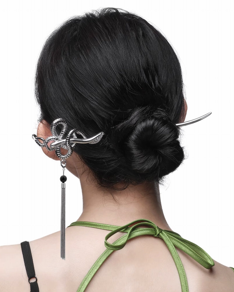 Spirit Snake Tassel Hairpin