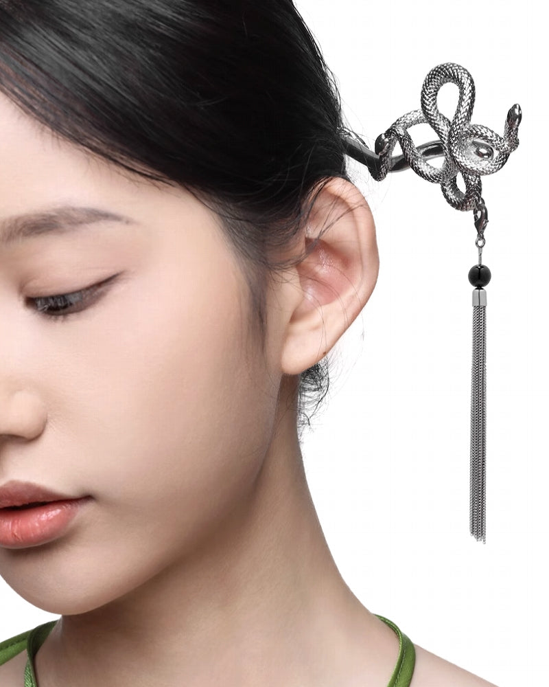 Spirit Snake Tassel Hairpin