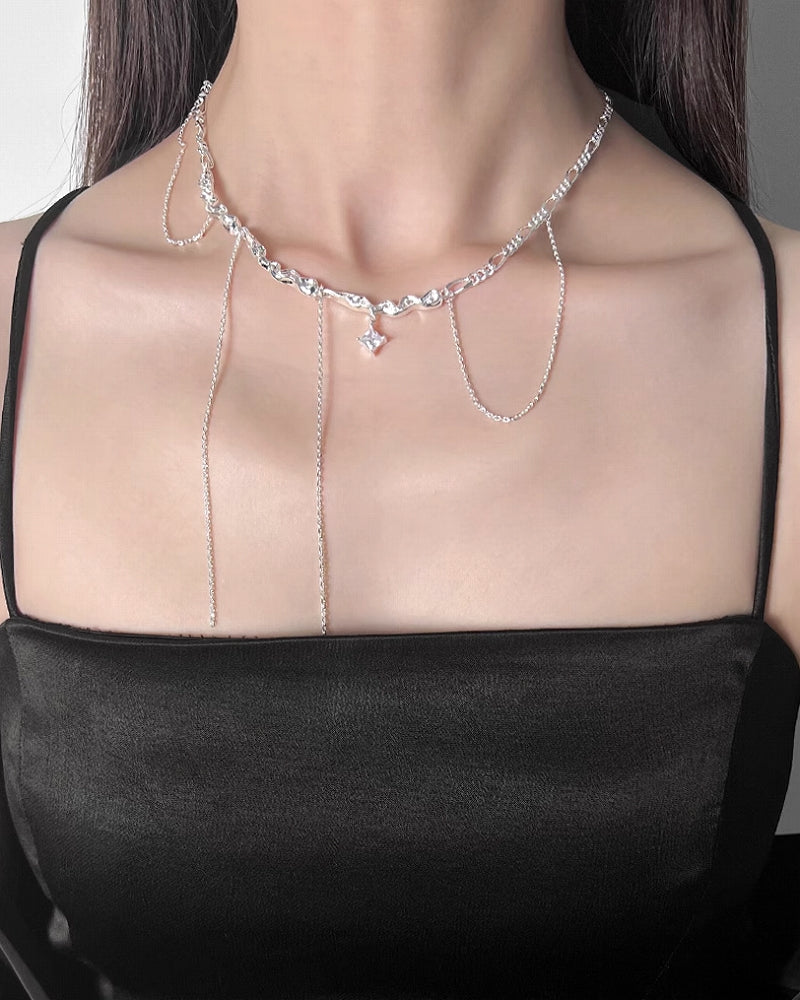 Nebula Tassel Necklace