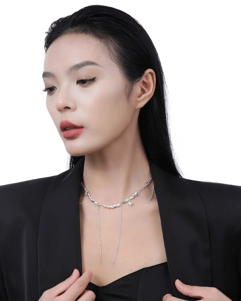 Nebula Tassel Necklace