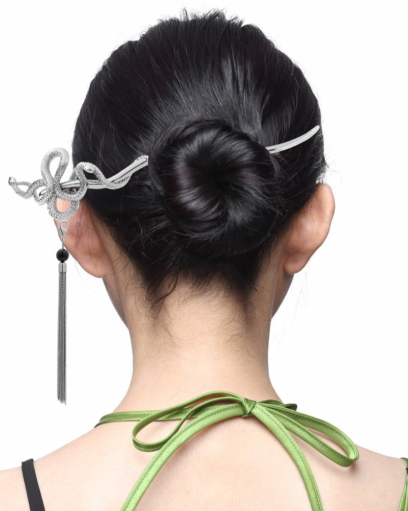 Spirit Snake Tassel Hairpin
